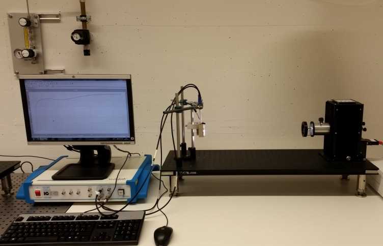 Enlarged view: Solar simulation setup