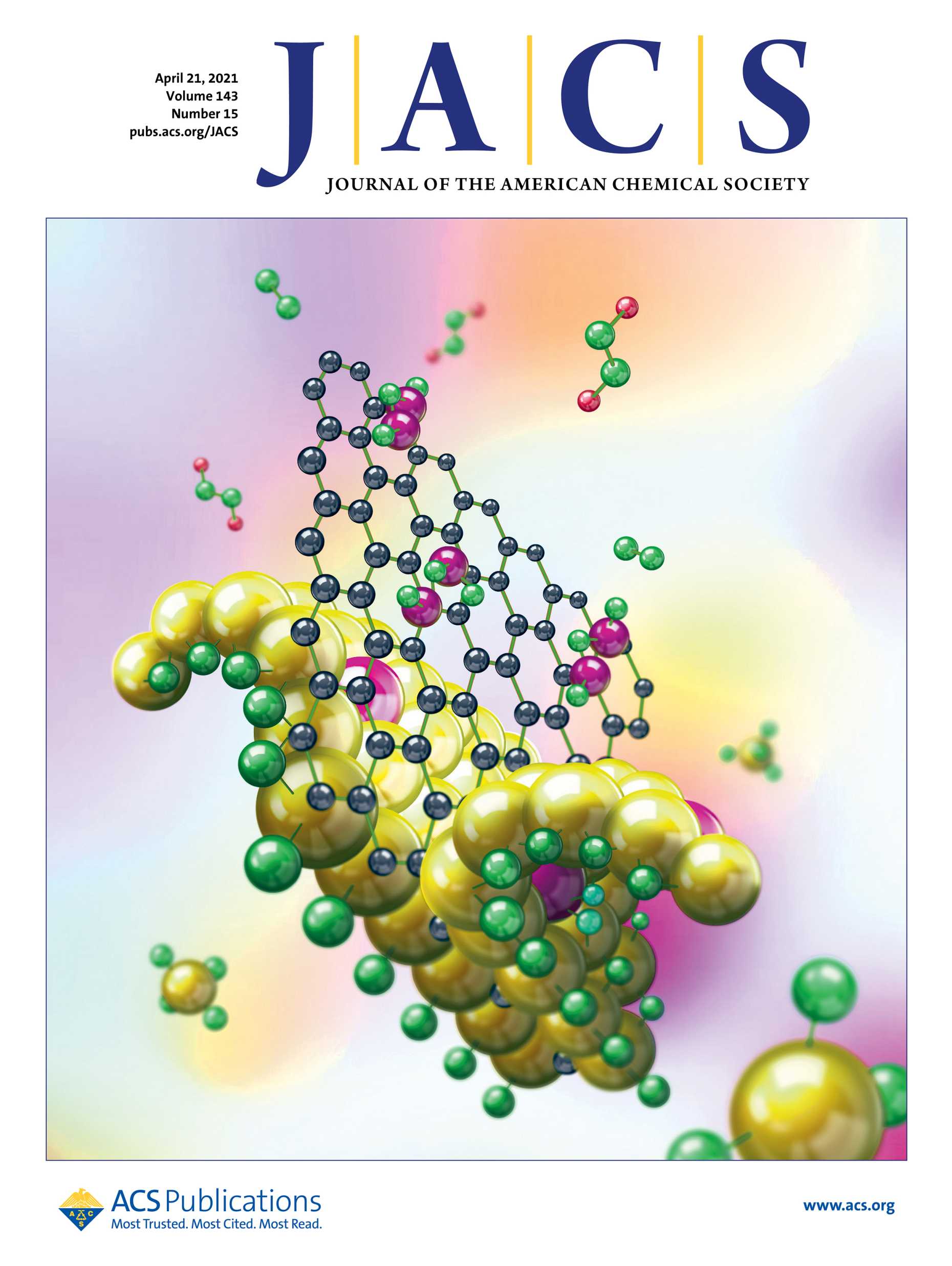 Enlarged view: JACS cover